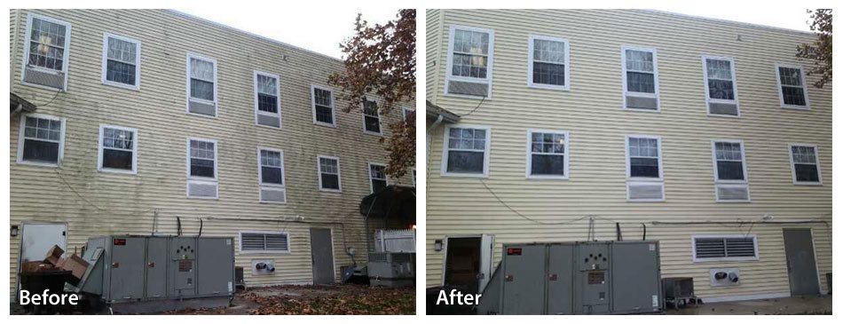 building washing