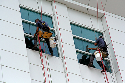 building washing