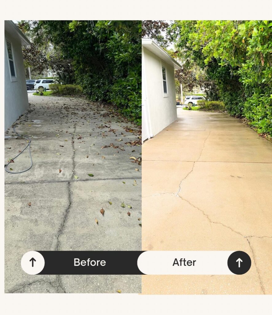 driveway cleaning in Davenport