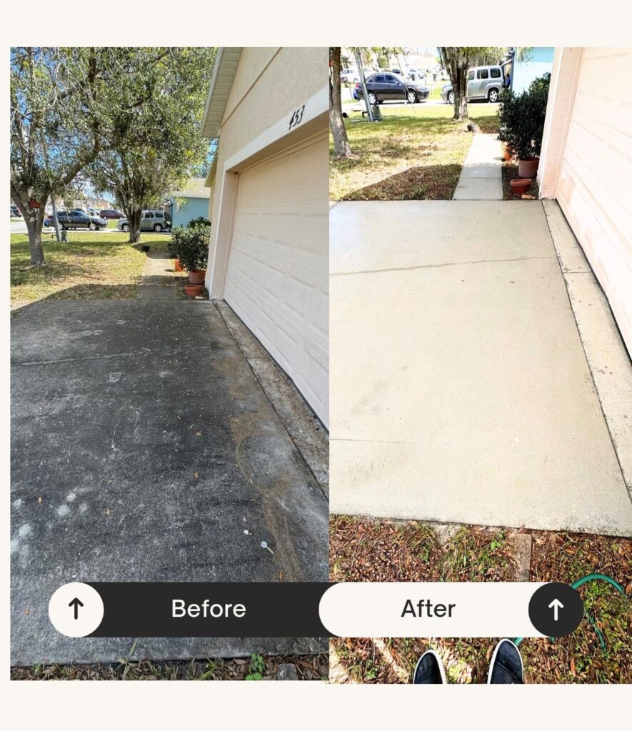 driveway cleaning