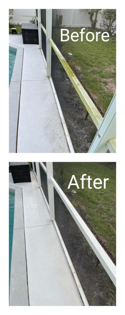 pool cage cleaning