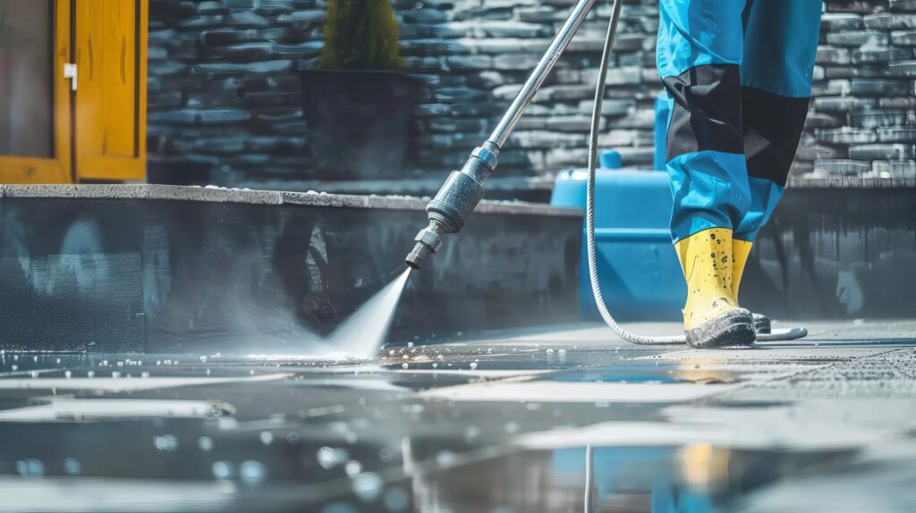 how long does it take to pressure wash a driveway